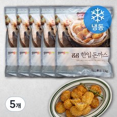 곰곰 한입 돈까스 (냉동), 1kg, 5개