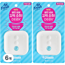 에어후레쉬 데옥스 화장실용 비치형 방향제 깨끗한 비누향 2p, 12ml, 3개, 파우더/비누향
