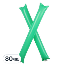 製作Hobby彩棒啦啦隊雙方運動比賽用啦啦隊球套裝, 80套, 綠色