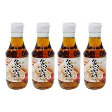QUA-QUALITY 葵果 純品魚露, 無添加防腐劑、味精及人工色素，200毫升, 200g, 4瓶
