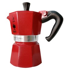 BIALeTTI 拜雷提 經典摩卡壺 櫻桃紅 3杯份, 義式濃縮咖啡壺, 1個
