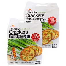 Chiao-E 巧益 鮮蔥薄脆蘇打餅 16包, 224g, 2袋