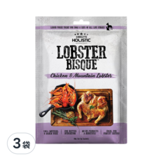 ABSOLUTE HOLISTIC 肉泥, 雞肉+龍蝦, 60g, 3包