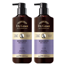 닥터그루트 멀티 퍼펙션 힘없는 모발용 샴푸 아로마틱 허벌향, 400ml, 2개