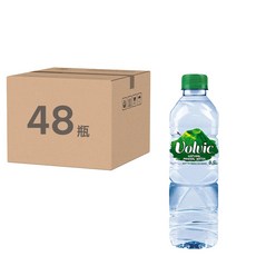 Volvic 富維克 天然礦泉水, 源自法國歐維納火山岩層過濾, 軟水質適合全家每天飲用, 500ml, 48瓶