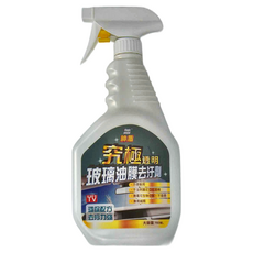 Magic shield 神盾 究極玻璃油膜去汙劑,方便耐用,不含阿摩尼亞聚酒精,環保配方去汙力強,容量750ML, 750ml, 1瓶