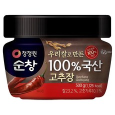 청정원순창 우리쌀로 만든 100% 국산 고추장, 500g, 1개