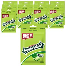 DOUBLEMINT 青箭粒裝口香糖超值包 82.6公克x10袋裝, 82.6g, 10包
