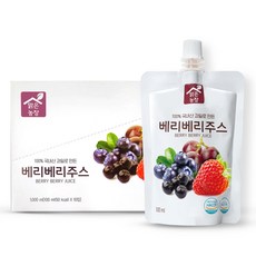 맑은농장 베리베리주스, 100ml, 10개 1000ml, 1개