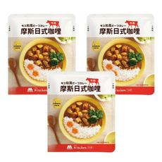 MOS BURGER 摩斯漢堡 日式咖哩牛肉，份量十足，嚴選食材, 200g, 3包