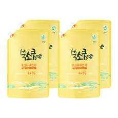 쑥소쿰 연잎 섬유유연제, 1.6L, 4개