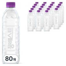 몽베스트 위드어스 무라벨 생수, 500ml, 80개 500ml, 80개