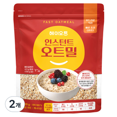 헤이오트 귀리 100 인스턴트 오트밀, 800g, 2개