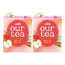 아워티 애플 시나몬 루이보스티 8p, 10.9g, 8개입, 2개 87.2g, 8개입, 2개