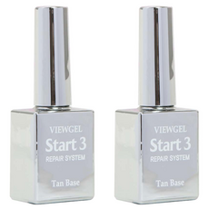 Beaugel Repair Start 3 Tan Base Gel, 單色, 10ml, 2瓶