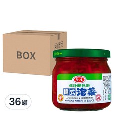 愛之味 韓式泡菜, 190g, 36罐