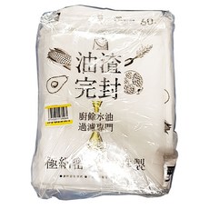 UdiLife 優的生活大師 流理台油水濾網, 廚餘水油過濾專門, 極細密纖維製, 60枚入, 60張, 6包