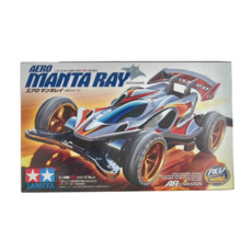 TAMIYA 田宮 塑膠組合模型 AERO MANTA RAY Set 1/32比例 MINI 4WD REV系列 AR底盤, 1個