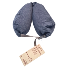 MUJI 無印良品 微粒貼身靠枕, 深藍色