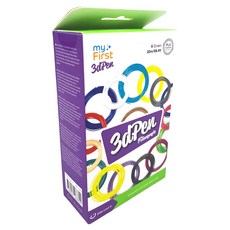 myFirst 3D Pen 3D 列印筆顏料, 6色 PLA 30m/98.4ft, FP8001AC-WC01, 暖色系
