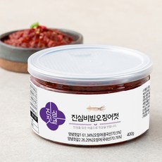 진심젓갈 비빔오징어젓, 400g, 1개
