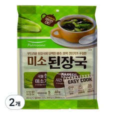 풀무원 미소된장국, 40g, 2개