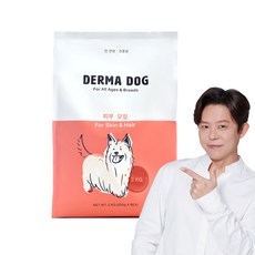 더마독 가수분해 단백질 강아지 애견 연어 오리 건강사료, 피부/털, 2kg, 1개