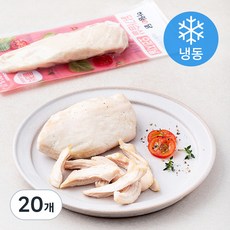 하림이닭 닭가슴살 오리지널 (냉동), 100g, 20개