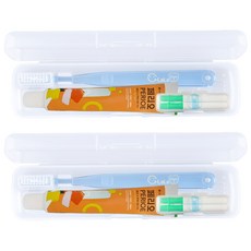 OLaLa 牙齒矯正用牙刷+牙膏+牙間刷+收納盒組, 2組