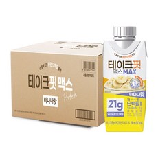 테이크핏 맥스 단백질 드링크 바나나맛, 250ml, 24개