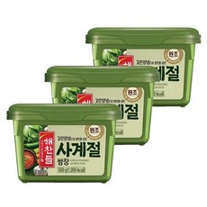 해찬들 사계절 쌈장, 500g, 3개