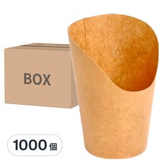 牛皮紙12oz斜口紙杯, 50入*20條, 食品級牛皮紙+單PE, 耐熱90度, 50個