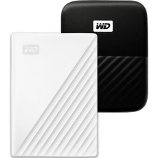 WD Elements Portable 휴대용 외장하드 + 파우치, 4TB, 블랙 