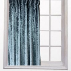 【j&n】艾爾絲絨素色藍色遮光窗簾 (270*230cm) 具備良好遮光效果，輕鬆營造寧靜舒適的睡眠環境, 1入