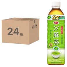 愛之味 分解茶 日式綠茶, 590ml, 24瓶