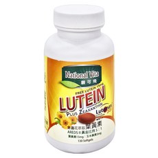 National Vita 顧可飛 黃金比例金盞花(葉黃素)軟膠囊 130顆, 500mg, 1罐