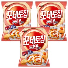 포테토칩 엽떡로제맛, 55g, 3개