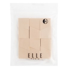 ELLE PARIS 웨지 메이크업 퍼프 대용량, 12개, 무향