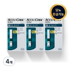아큐첵 액티브 혈당검사지, 50매, 12개