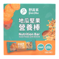 野菽家 營養棒 7條入, 地瓜堅果, 非油炸, 含地瓜燕麥纖維, 175g, 1盒