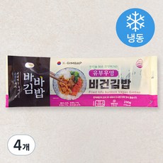 바바 올곧 유부우엉 비건김밥 (냉동),...