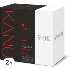 카누 마일드로스트 아메리카노 + 구성품 랜덤발송 원두커피믹스, 1.6g, 70개입, 2개