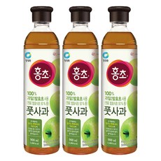 홍초 풋사과 음용식초, 900ml, 3개