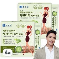 종근당 쾌변엔 차전자피 식이섬유 30개입, 180g, 4개