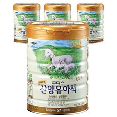 일동후디스 프리미엄 후디스 산양 유아식 분유 4단계, 800g, 4개