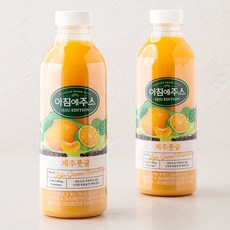 아침에주스 제주풋귤 주스, 2개, 750ml