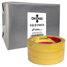 OKONG 透明文具膠帶 16mm x 40m, 單一顏色, 30個