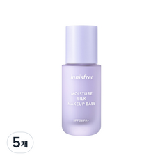 이니스프리 모이스처 실크 베이스 30ml, 1호 퍼플, 5개