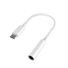 호후 C타입 오디오젠더 3.5mm 006-2, 화이트, 1개
