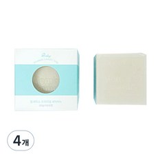맘스런드리 맘세탁소 이너웨어 클렌징 바 세탁비누, 4개, 200g